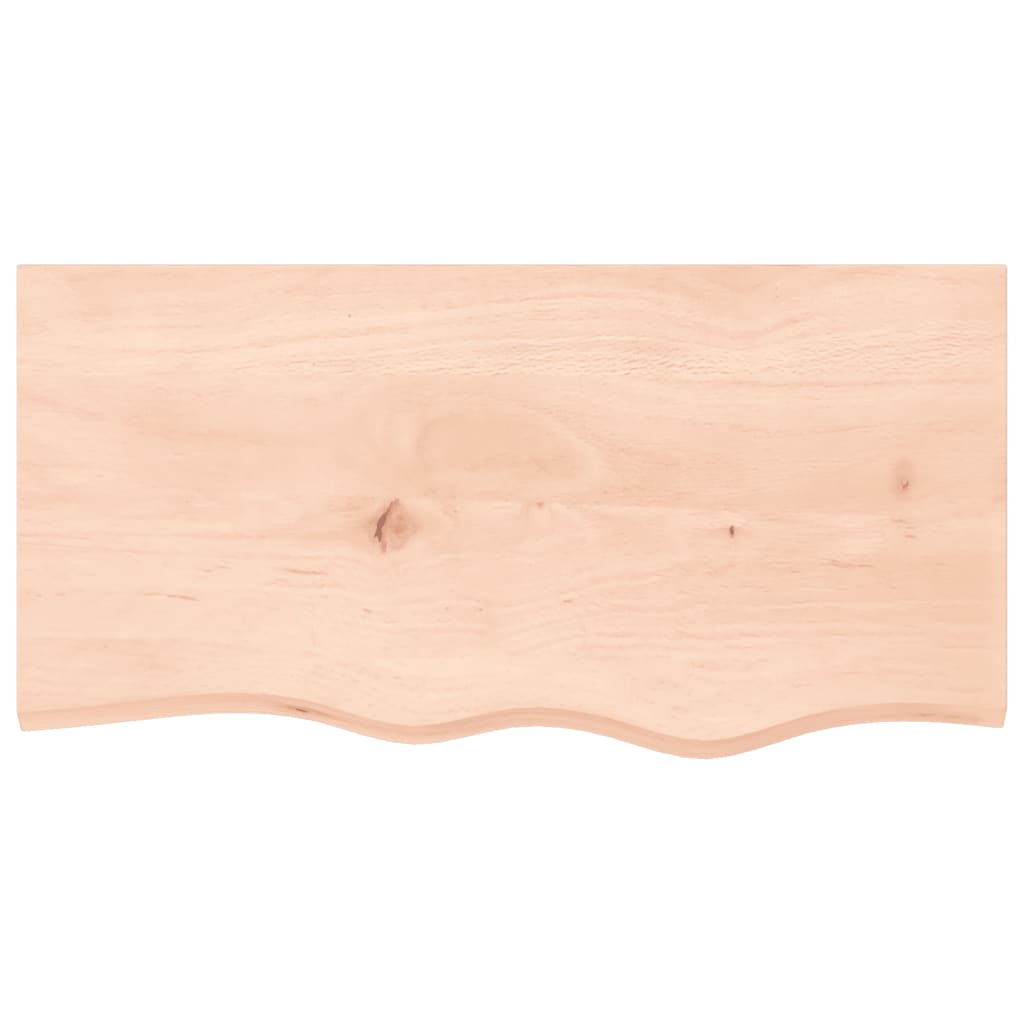 Vegghylle 80x40x(2-4) cm ubehandlet heltre eik