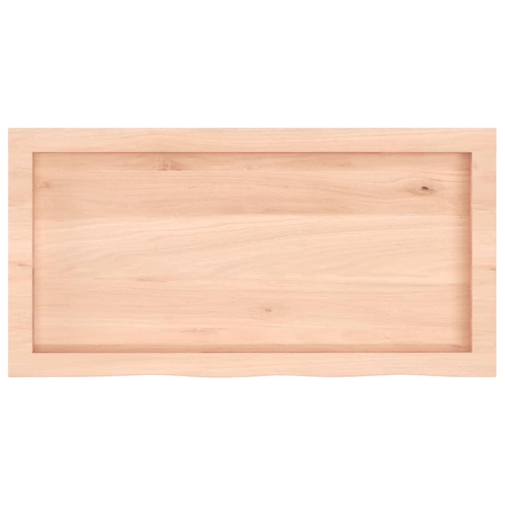 Vegghylle 80x40x(2-4) cm ubehandlet heltre eik