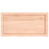 Vegghylle 80x40x(2-4) cm ubehandlet heltre eik