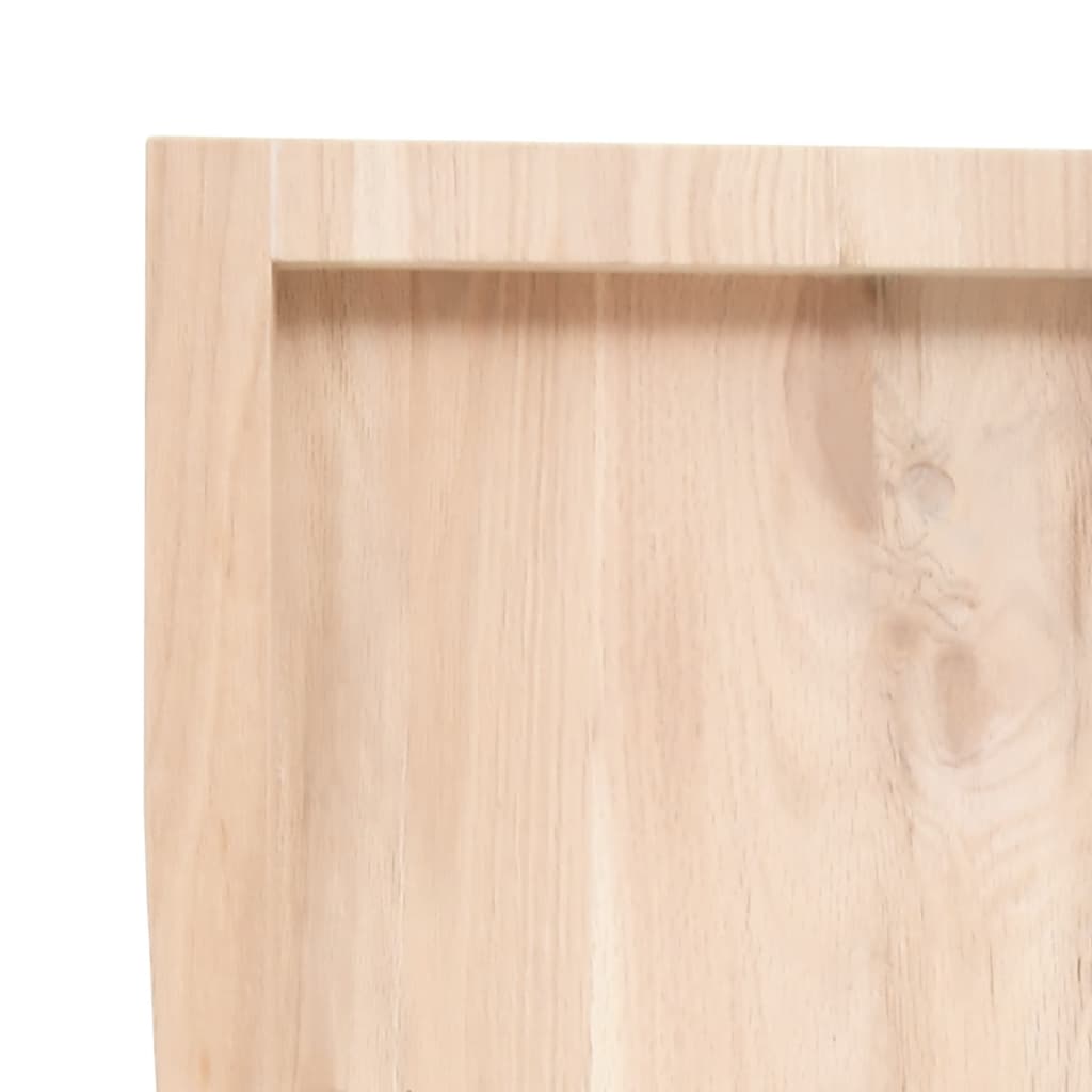 Vegghylle 80x40x(2-4) cm ubehandlet heltre eik