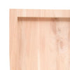 Vegghylle 80x40x(2-4) cm ubehandlet heltre eik