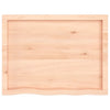 Vegghylle 80x60x(2-4) cm ubehandlet heltre eik