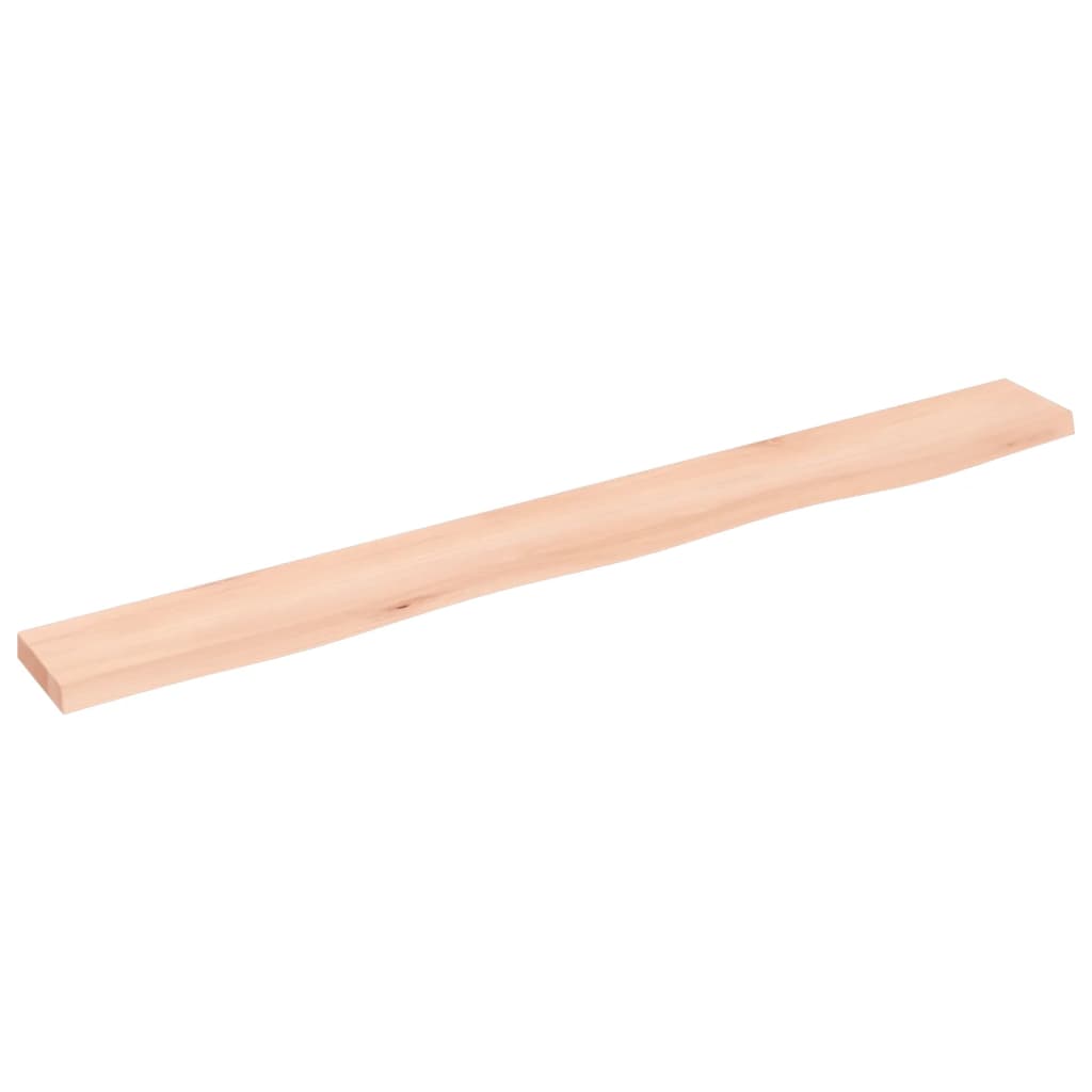 Vegghylle 100x10x2 cm ubehandlet heltre eik