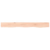 Vegghylle 100x10x2 cm ubehandlet heltre eik