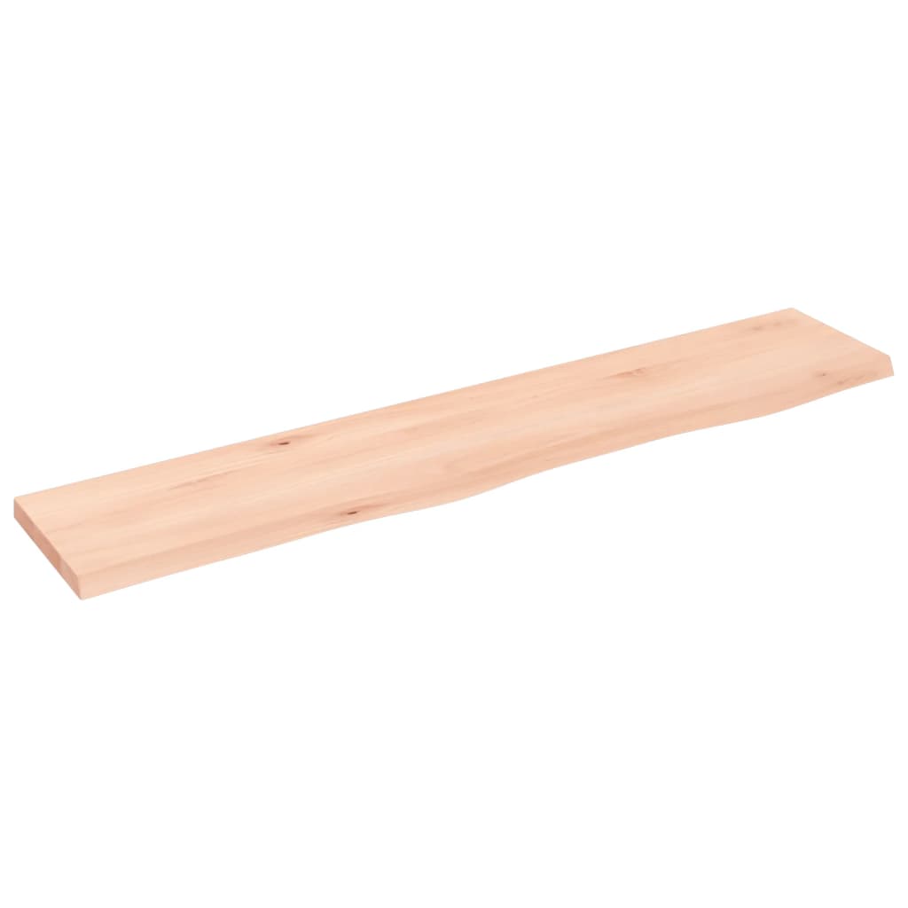 Vegghylle 100x20x2 cm ubehandlet heltre eik