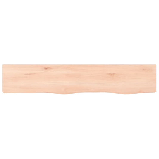 Vegghylle 100x20x2 cm ubehandlet heltre eik