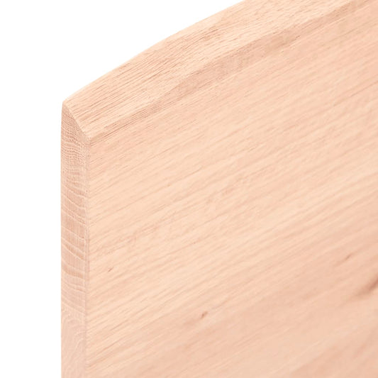 Vegghylle 100x20x2 cm ubehandlet heltre eik