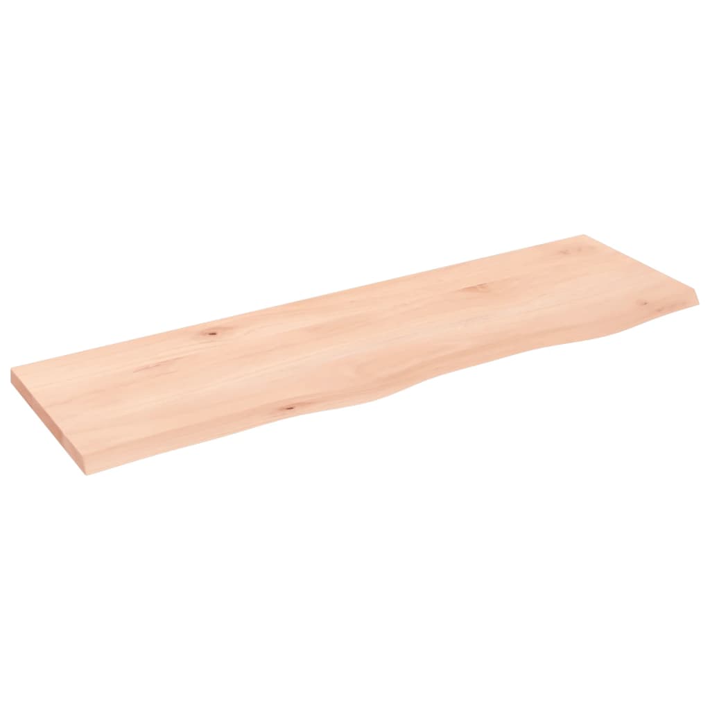 Vegghylle 100x30x2 cm ubehandlet heltre eik