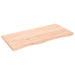 Vegghylle 100x50x2 cm ubehandlet heltre eik