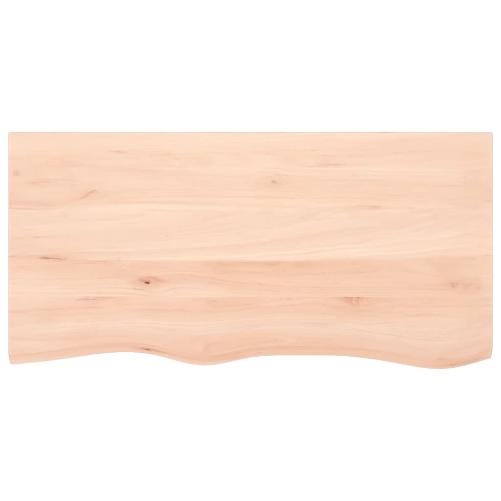 Vegghylle 100x50x2 cm ubehandlet heltre eik