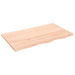 Vegghylle 100x60x2 cm ubehandlet heltre eik