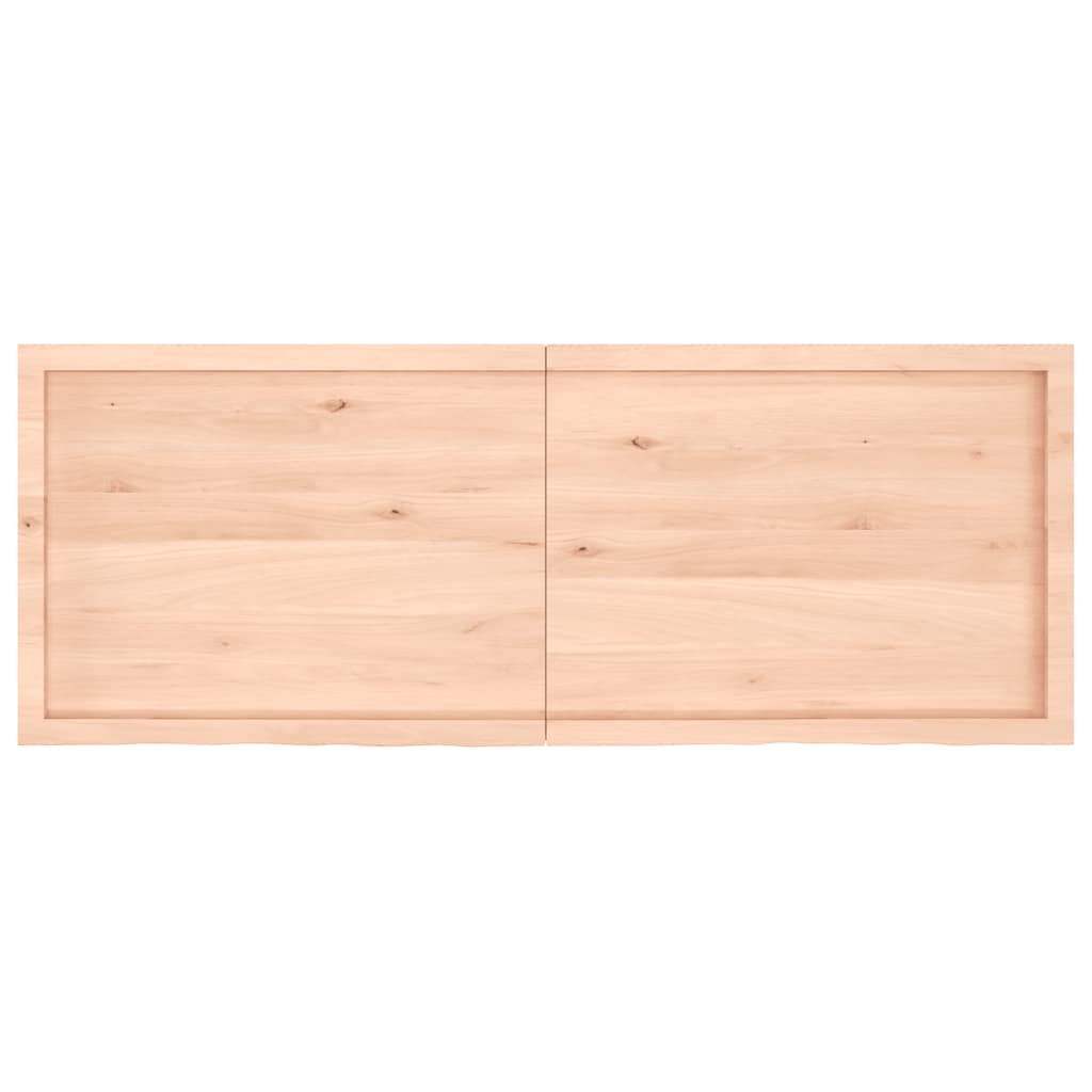 Vegghylle 160x60x(2-4) cm ubehandlet heltre eik