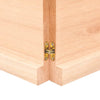 Vegghylle 160x60x(2-4) cm ubehandlet heltre eik