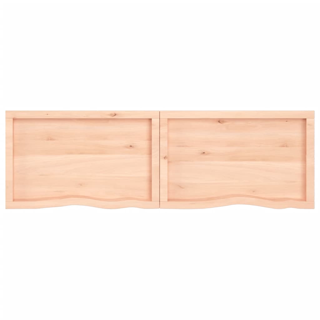 Vegghylle 180x50x(2-6) cm ubehandlet heltre eik