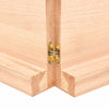 Vegghylle 180x50x(2-6) cm ubehandlet heltre eik