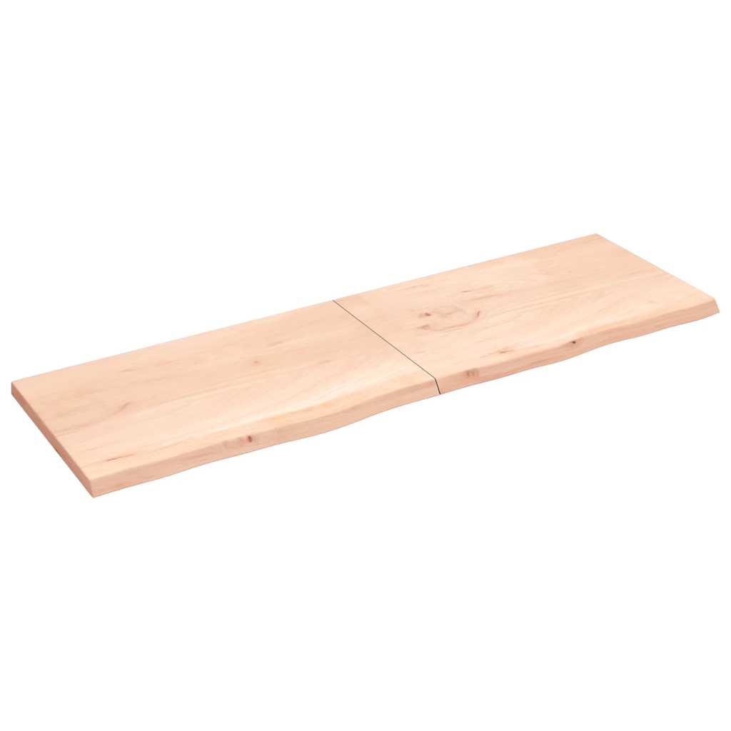 Vegghylle 200x60x(2-4) cm ubehandlet heltre eik