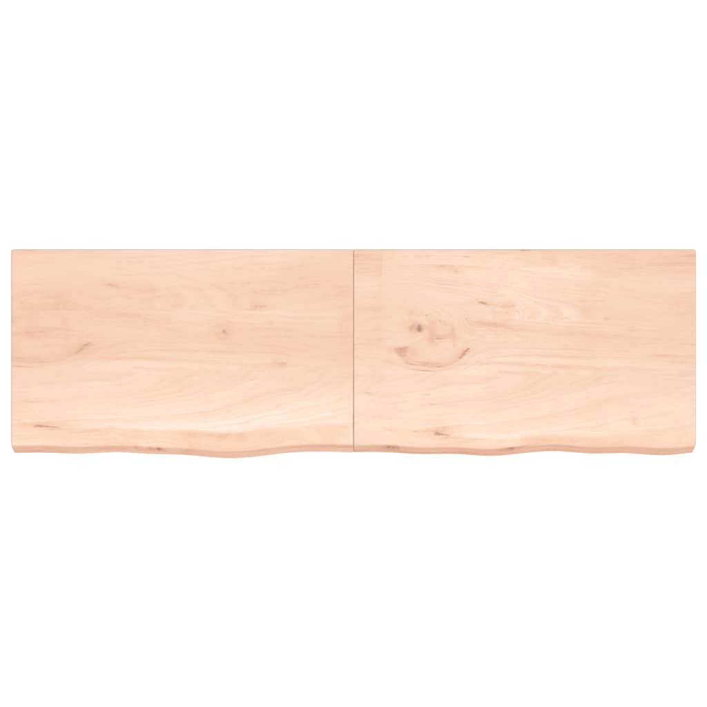 Vegghylle 200x60x(2-4) cm ubehandlet heltre eik
