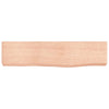 Vegghylle lysebrun 40x10x4 cm behandlet heltre eik