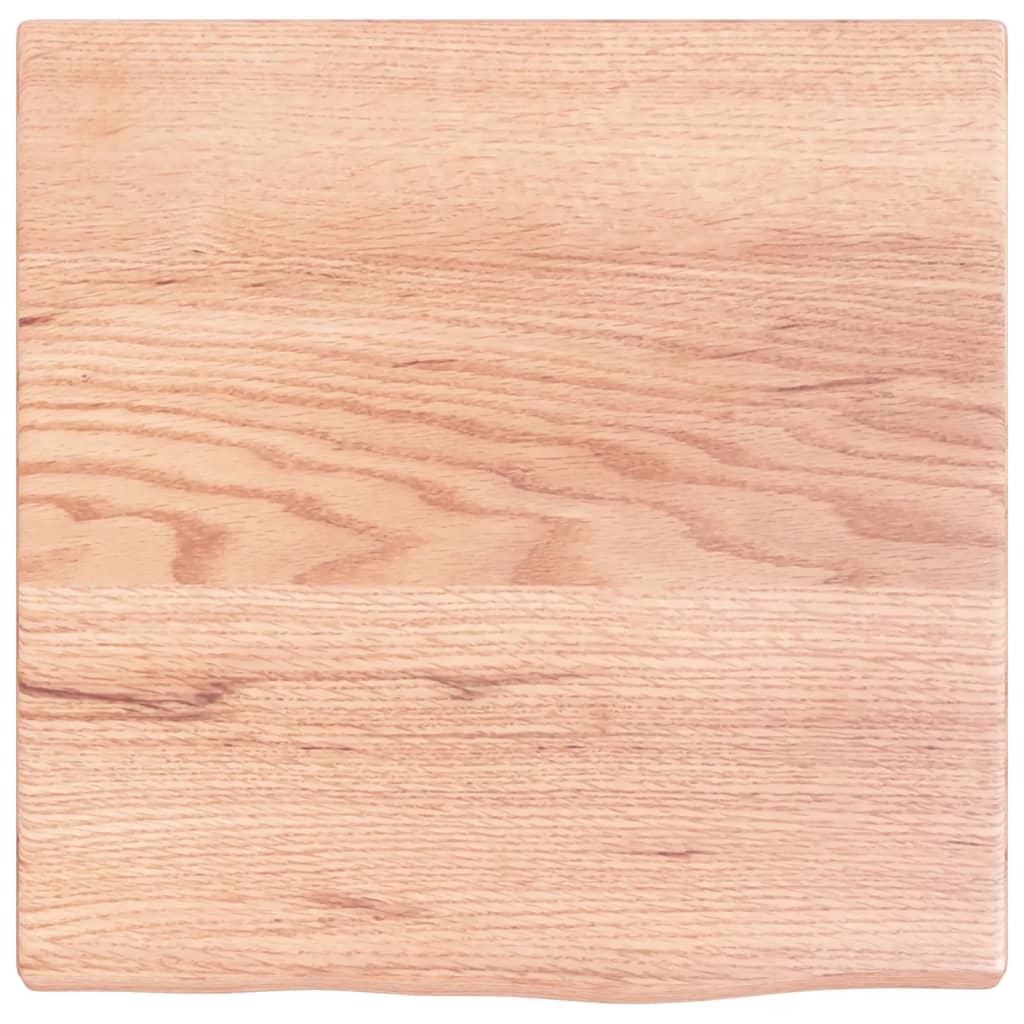 Vegghylle lysebrun 40x40x2 cm behandlet heltre eik