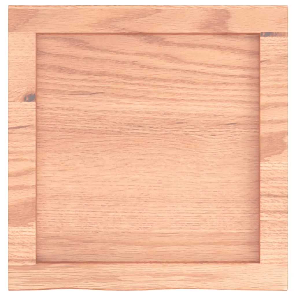 Vegghylle lysebrun 40x40x(2-4) cm behandlet heltre eik