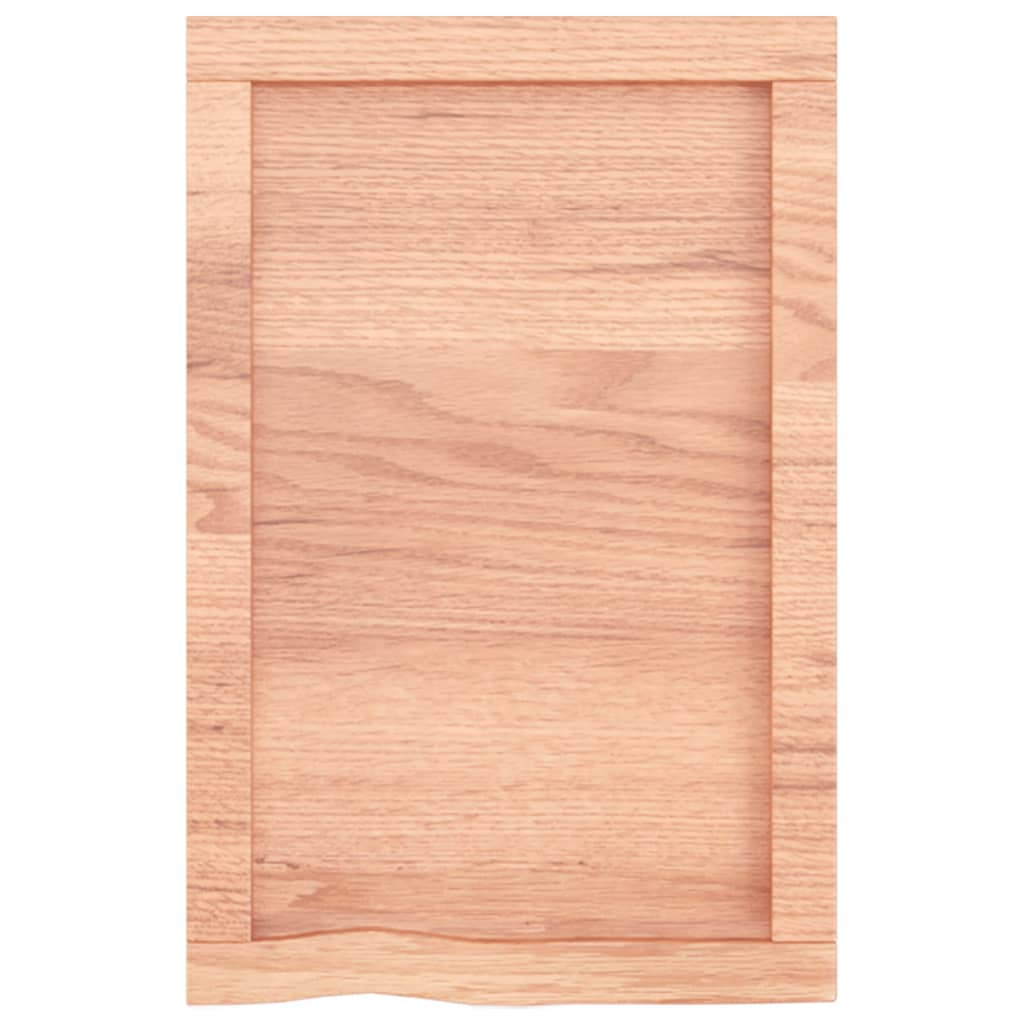 Vegghylle lysebrun 40x60x(2-4) cm behandlet heltre eik