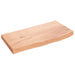Vegghylle lysebrun 60x30x(2-4) cm behandlet heltre eik