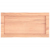 Vegghylle lysebrun 60x30x(2-4) cm behandlet heltre eik