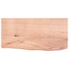 Vegghylle lysebrun 60x30x(2-6) cm behandlet heltre eik