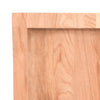 Vegghylle lysebrun 60x30x(2-6) cm behandlet heltre eik