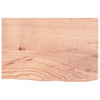 Vegghylle lysebrun 60x40x2 cm behandlet heltre eik