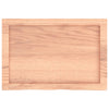 Vegghylle lysebrun 60x40x(2-4) cm behandlet heltre eik