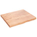 Vegghylle lysebrun 60x50x2 cm behandlet heltre eik