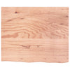 Vegghylle lysebrun 60x50x2 cm behandlet heltre eik