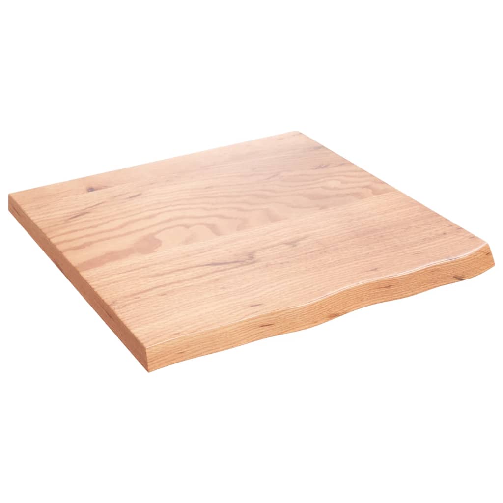 Vegghylle lysebrun 60x60x(2-4) cm behandlet heltre eik