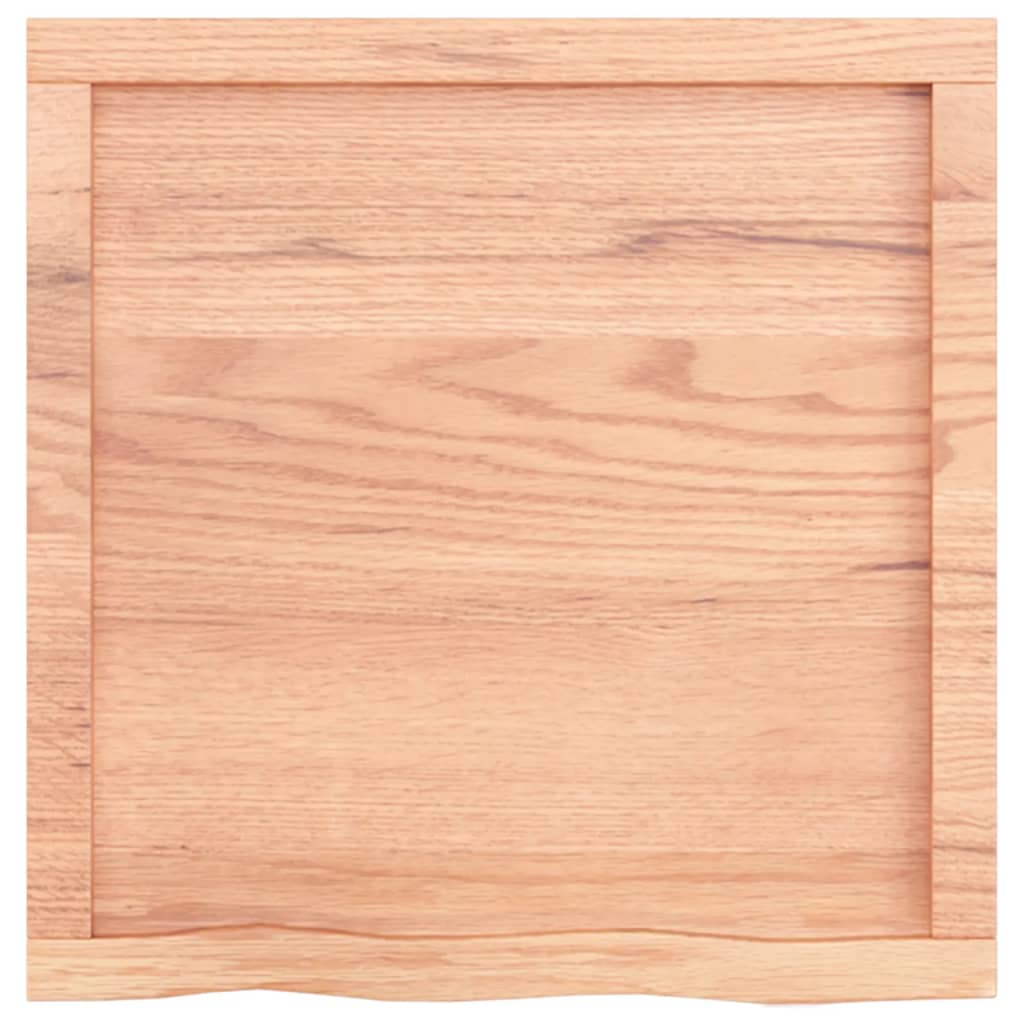 Vegghylle lysebrun 60x60x(2-4) cm behandlet heltre eik