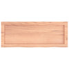 Vegghylle lysebrun 80x30x(2-4) cm behandlet heltre eik