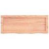 Vegghylle lysebrun 80x30x(2-6) cm behandlet heltre eik
