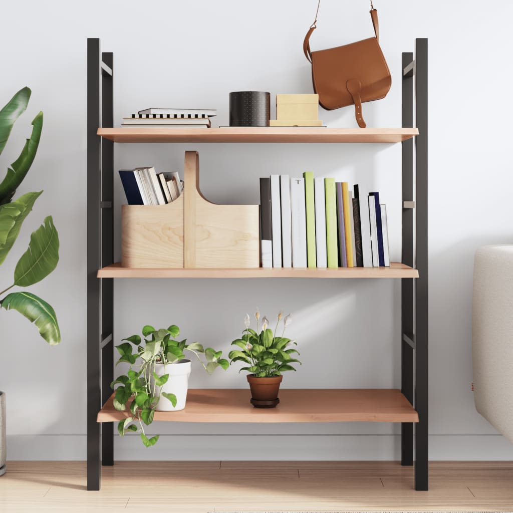 Vegghylle lysebrun 80x60x2 cm behandlet heltre eik