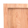 Vegghylle lysebrun 80x60x(2-4) cm behandlet heltre eik