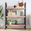 Vegghylle lysebrun 80x60x(2-6) cm behandlet heltre eik