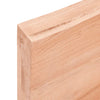 Vegghylle lysebrun 80x60x(2-6) cm behandlet heltre eik