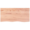 Vegghylle lysebrun 100x50x2 cm behandlet heltre eik
