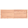 Vegghylle lysebrun 120x40x(2-6) cm behandlet heltre eik