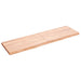 Vegghylle lysebrun 140x40x(2-4) cm behandlet heltre eik
