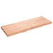 Vegghylle lysebrun 140x50x(2-6) cm behandlet heltre eik