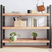 Vegghylle lysebrun 140x60x(2-6) cm behandlet heltre eik