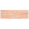 Vegghylle lysebrun 160x50x(2-6) cm behandlet heltre eik