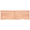 Vegghylle lysebrun 160x50x(2-6) cm behandlet heltre eik