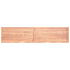 Vegghylle lysebrun 220x50x(2-6) cm behandlet heltre eik