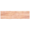 Vegghylle lysebrun 220x60x(2-4) cm behandlet heltre eik
